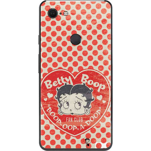 Betty Boop Red Heart Google Pixel 3 XL Skin